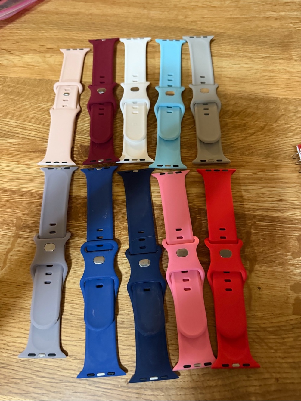 Silicone Replacement Watch Bands — Multi-Color Set